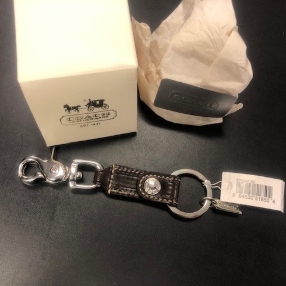 Coach Key Chain - NWT and in Box
